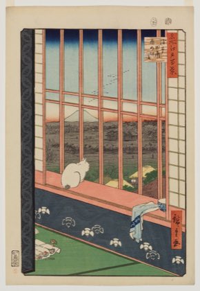 The Asakusa Rice Fields and Torinomachi Festival by Utagawa Hiroshige