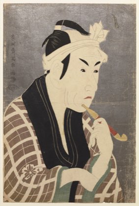 Actor Matsumoto Koshiro IV as Sakanaya Gorobei by Toshusai Sharaku